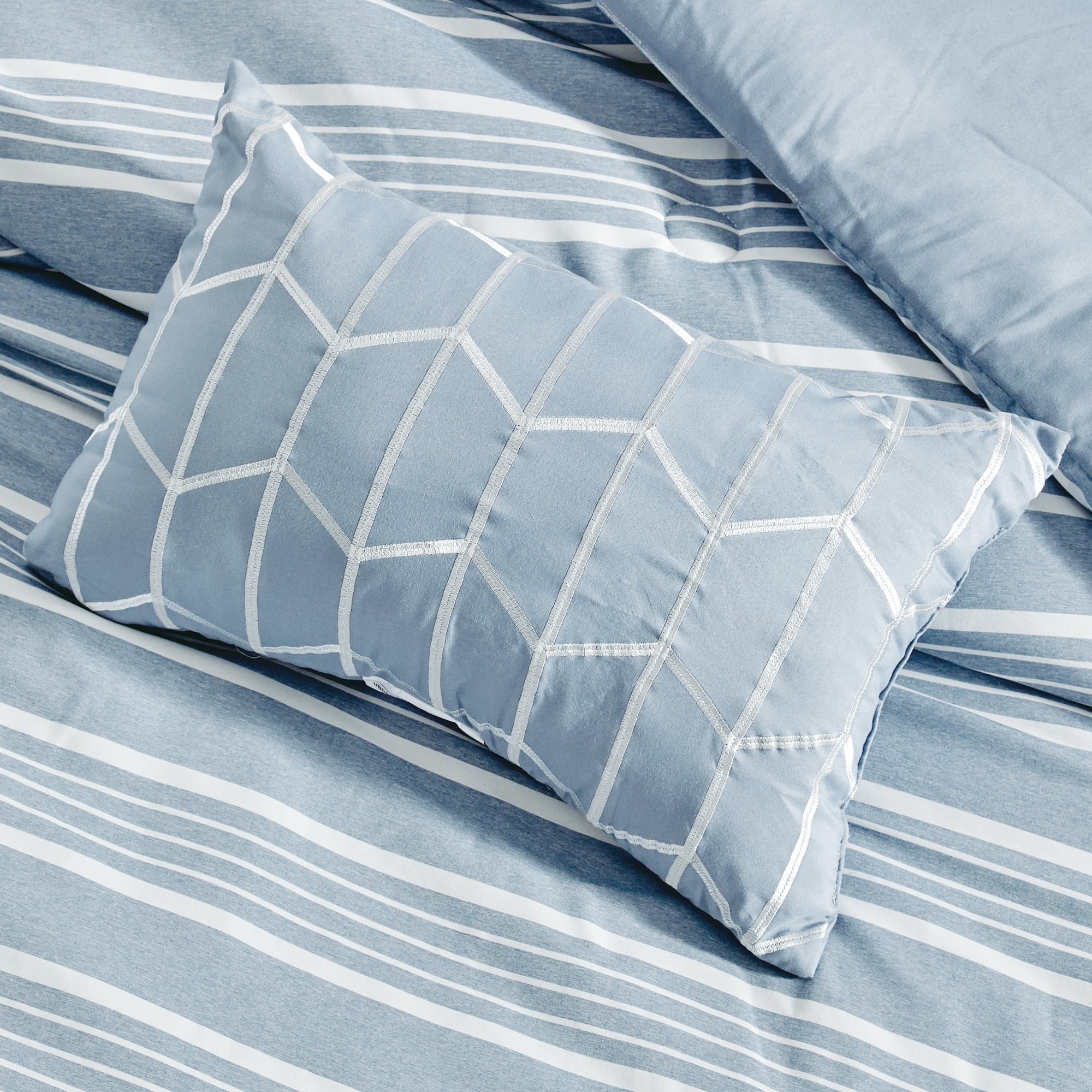 Wellco Bedding Comforter Set Bed In A Bag 7 Piece Luxury JUDA yarn