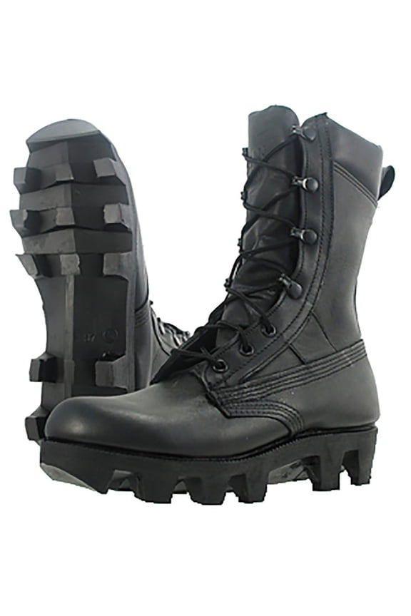 Combat Boots  Outdoor Footwear with Reinforced Sole and Supportive Design for Field, Work, and Everyday Use  Built for Comfort and Long-Lasting Wear/Black (8-Wide).
