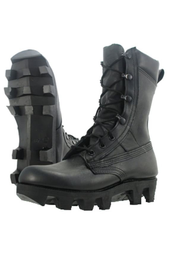 Combat Boots  Outdoor Footwear with Reinforced Sole and Supportive Design for Field, Work, and Everyday Use  Built for Comfort and Long-Lasting Wear / Black (9-Wide).