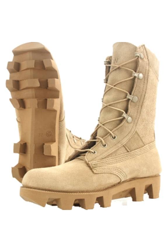 Combat Boots  Outdoor Footwear with Reinforced Sole and Supportive Design for Field, Work, and Everyday Use  Built for Comfort and Long-Lasting Wear / Tan (11-Wide).