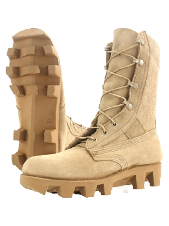 Combat Boots Outdoor Footwear with Reinforced Sole and Supportive Design for Field, Work, and Everyday Use Built for Comfort and Long-Lasting Wear / Tan (8-Wide).