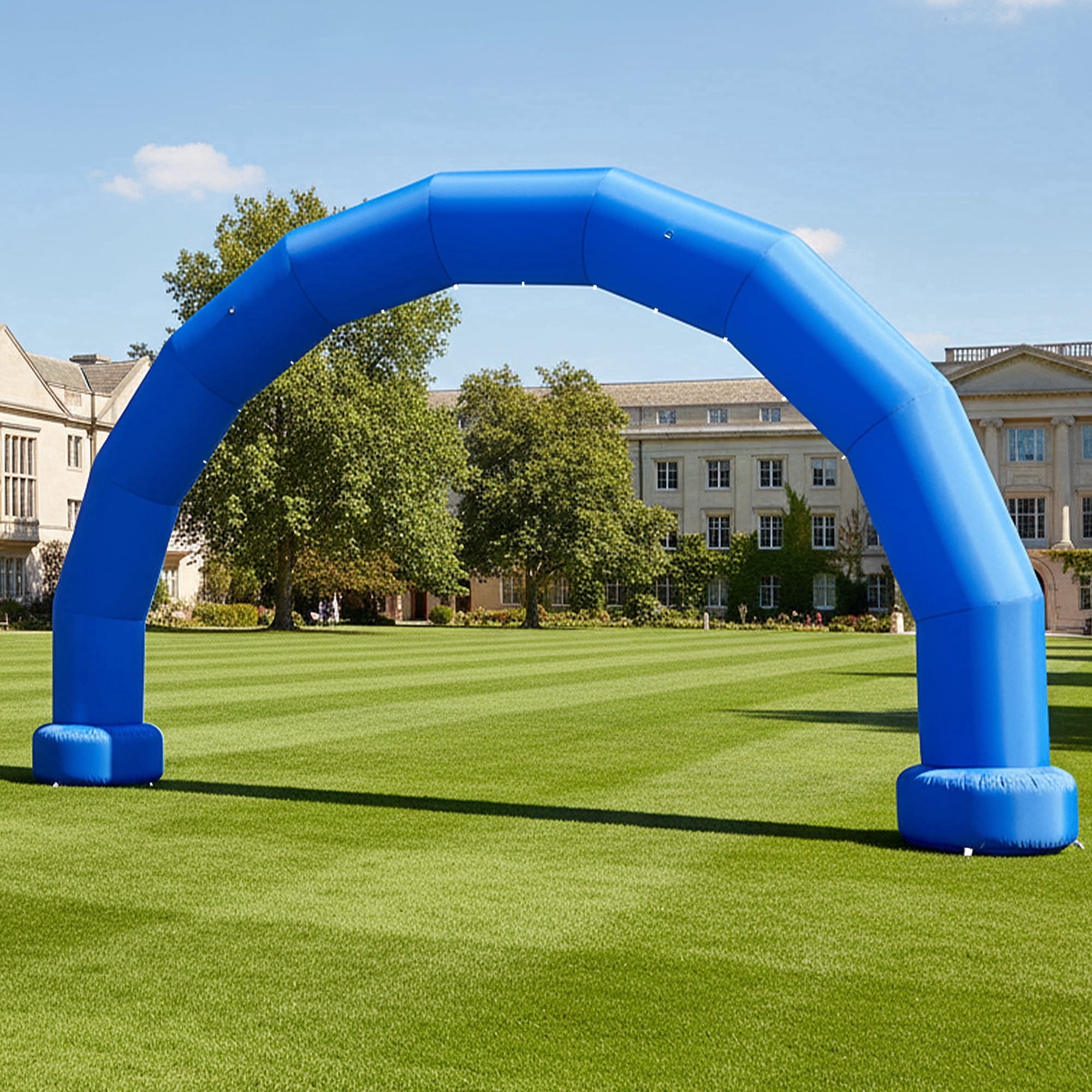 Wellcomer Inflatable Product Wellcomer 25Ft Inflatable Event Arch, Half-circle Archway with Built-in ...