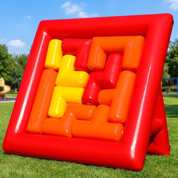Wellcomer 7FT Inflatable Airtight PVC Puzzle Challenge , Competition Game for Events & Carnivals