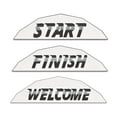 thumbnail image 1 of Wellcomer Optional Hanging Banners for Half-Circle Arches - Start, Finish, Welcome, 1 of 4