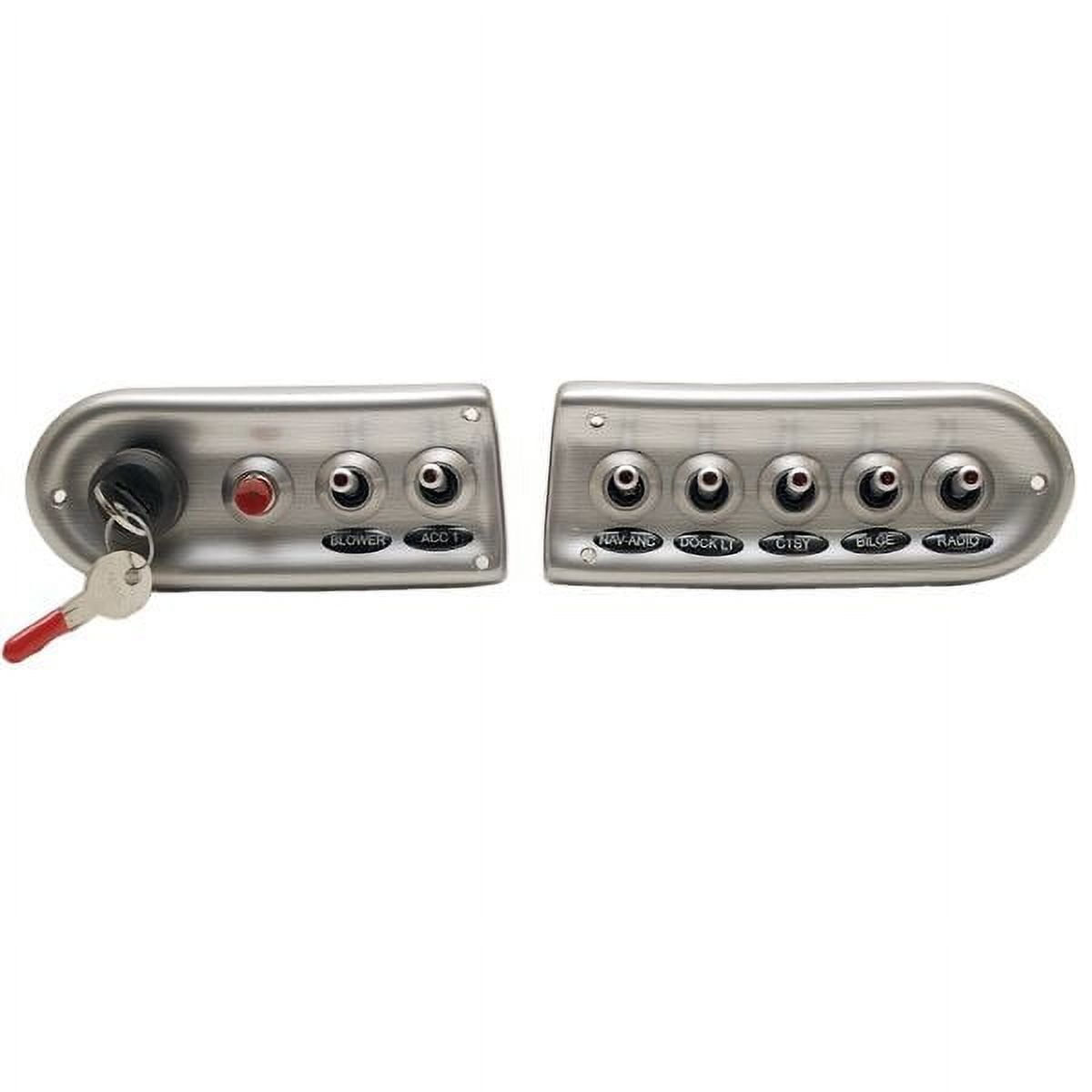 Wellcraft Boat Switch Panel Set | Igntion Silver Plastic (2 PC ...