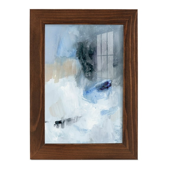 Welle II - Framed Print w/glass - Chestnut