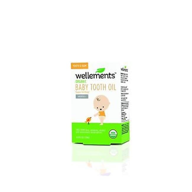 Wellements Organic Baby Tooth Oil For Infants Teeth Gum Relief, Dietary ...