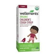 Wellements Organic Kids Cough, 4 Fl Oz, Free from Dyes, Parabens