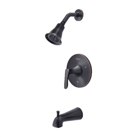 Weller 1-Handle Tub & Shower Trim in Tuscan Bronze