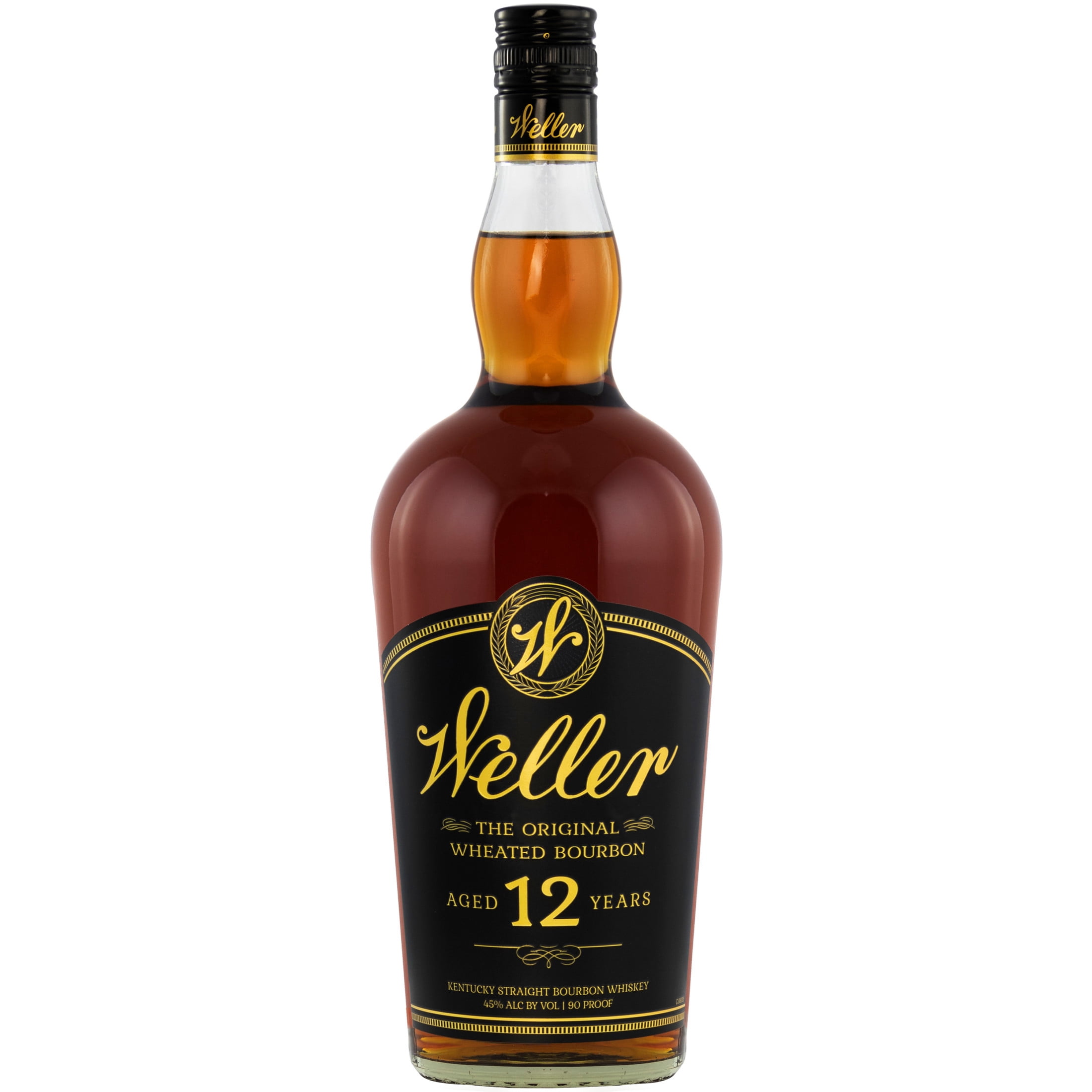 W.L. Weller 12 Year Wheated Bourbon, 1L, 90 Proof (45% ABV)