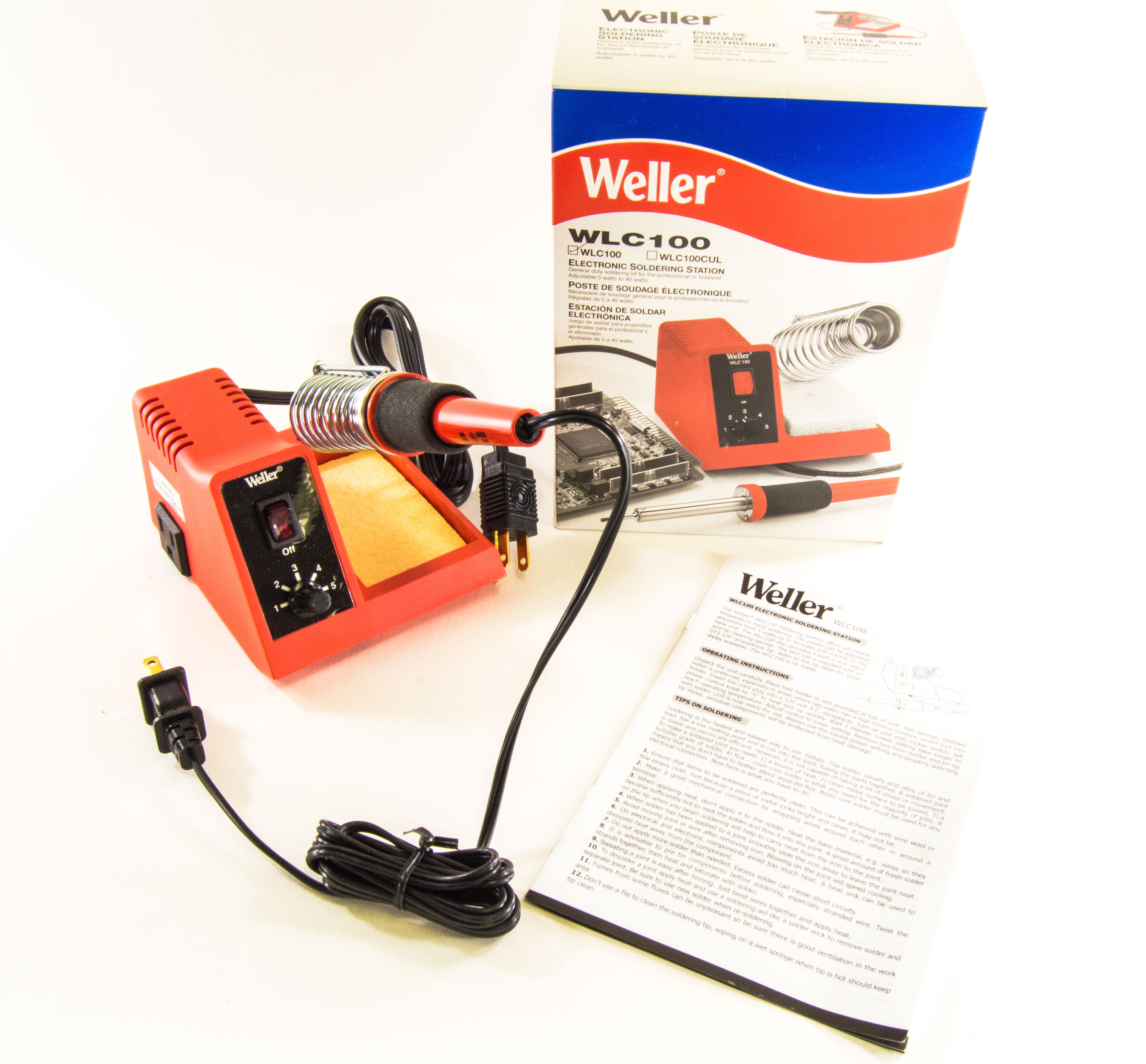 Weller WLC100 40 Watt Soldering Station