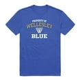 thumbnail image 1 of Wellesley College Blue Property College T-Shirt, Royal - Large, 1 of 1