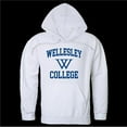 thumbnail image 1 of Wellesley College Blue Seal Hoodie, White - 2XL, 1 of 1