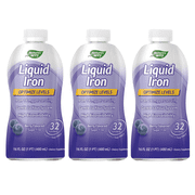 Wellesse Liquid Iron (18mg) by Natures Way - Berry (16 Fl. oz) Size: 3-Pack