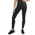 thumbnail image 1 of Wellfit Women's Reflective Rainbow Slim-Fit High-Waist Shaping Performance Leggings, M, Black, 1 of 9