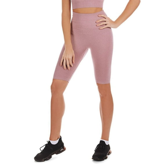 Wellfit Seamless Ribbed Compression Shorts