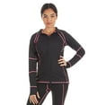 thumbnail image 1 of Wellfit Solid Jacket With Neon Stitching, XS, Black, 1 of 8