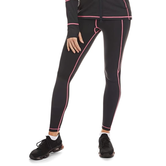 Wellfit Women's Neon Stitching High-Waist Performance Shaping Leggings