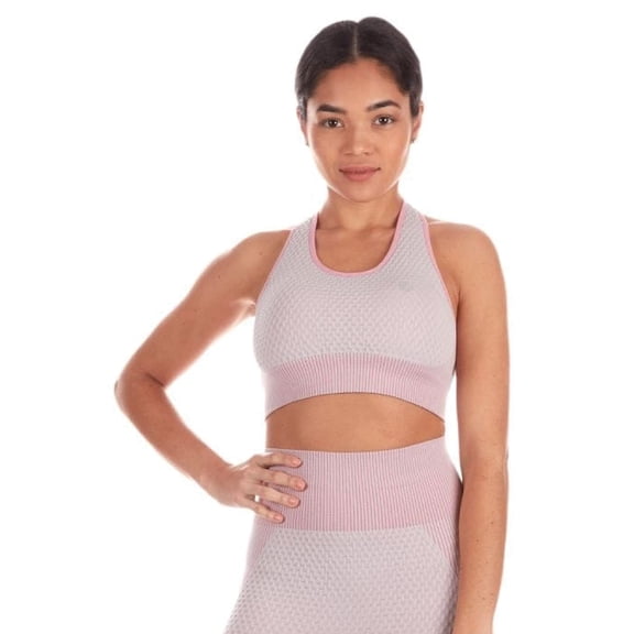 Wellfit Women's Seamless Medium Impact Anti-Microbial Sports Bra