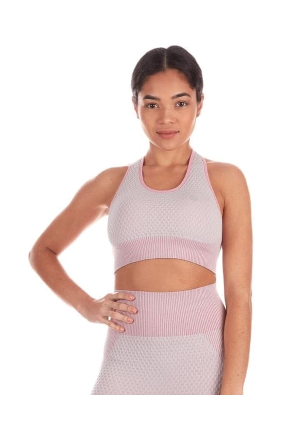 Wellfit Women's Seamless Medium Impact Anti-Microbial Sports Bra