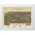thumbnail image 1 of Wellge 14x11 White Modern Wood Framed Museum Art Print Titled - Denison Texas - Wellge 1886, 1 of 4