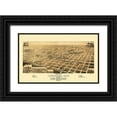thumbnail image 1 of Wellge 18x12 Black Ornate Wood Framed with Double Matting Museum Art Print Titled - Aberdeen South Dakota - Wellge 1883, 1 of 4