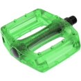 thumbnail image 1 of Wellgo B109P Translucent Resin Bmx Pedals 9/16" Green, 1 of 1