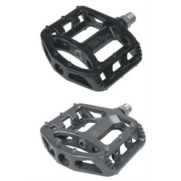 Wellgo MG1-9/16" Magnesium Cro-mo Sealed Platform Pedals - Grey
