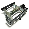 thumbnail image 1 of Wellgo R25 Track Pedals Silver Black Cage, 1 of 1