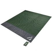 Wellhouse Outdoor Portable Beach Blanket Waterproof Picnic Mat for Camping Ground Mattress Use