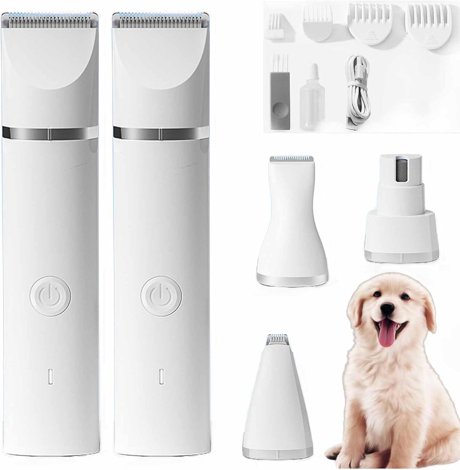 Wellichor Pet Grooming Kit Pro, Wellichlor Electric Dog Trimmer, 4 in