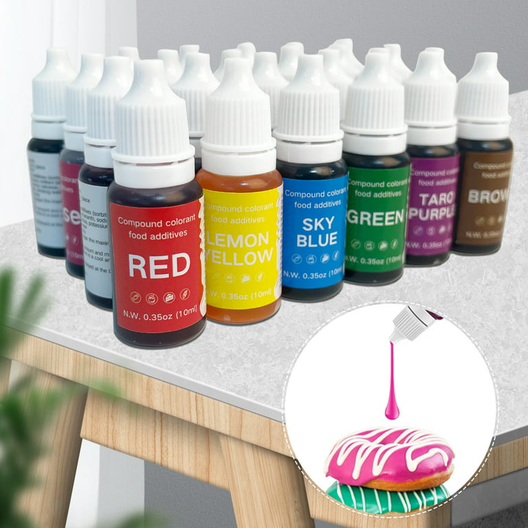 Food Coloring - 12 Color Liquid Concentrated Icing Food