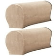 thumbnail image 1 of Welling 2Pcs Sofa Arm Protector Anti-Slip High Elastic Polyester Soft to Touch Armrest Slipcover Household Supplies, 1 of 10