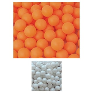 50pcs/pack 40mm Frosted Ping Pong Ball Portable Bright Color Rust Resistant  Table Tennis Ball For Practice