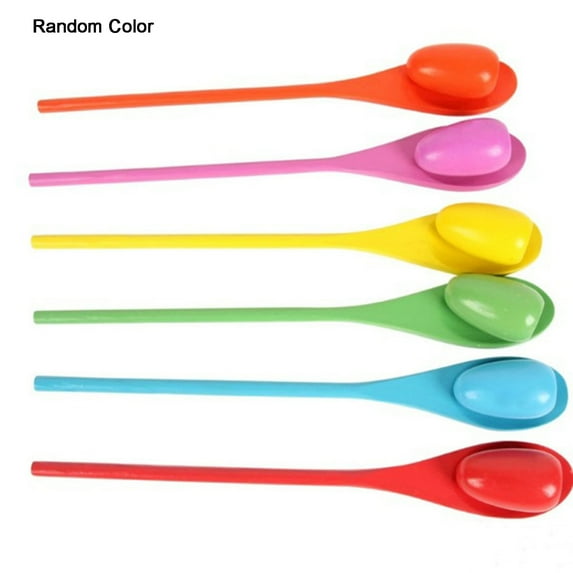 Welling Balance Spoon Egg Lightweight Kids Toy Wood Egg Relay Race Balance Game for Training