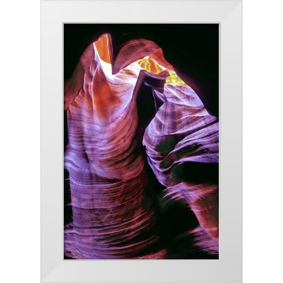 Welling, Dave 17x24 White Modern Wood Framed Museum Art Print Titled - Arizona, Slot canyon in Upper Antelope Canyon