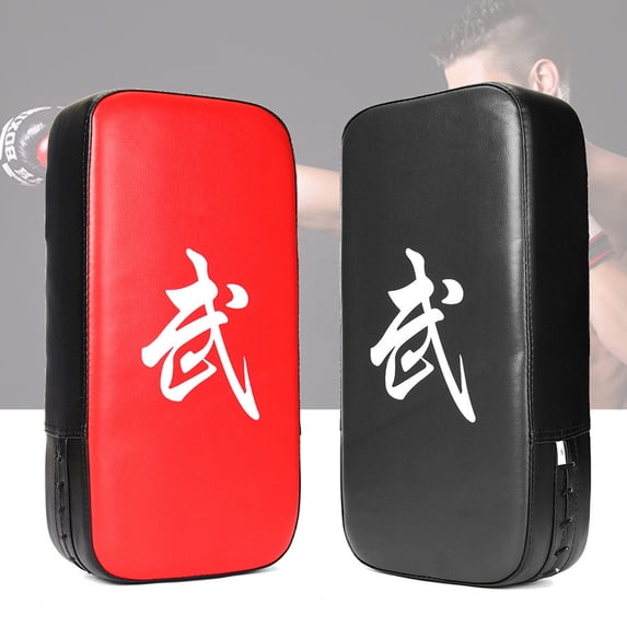 Welling Faux Leather MMA Muay Thai Kick Boxing Training Punch Pad Hand Focus Target