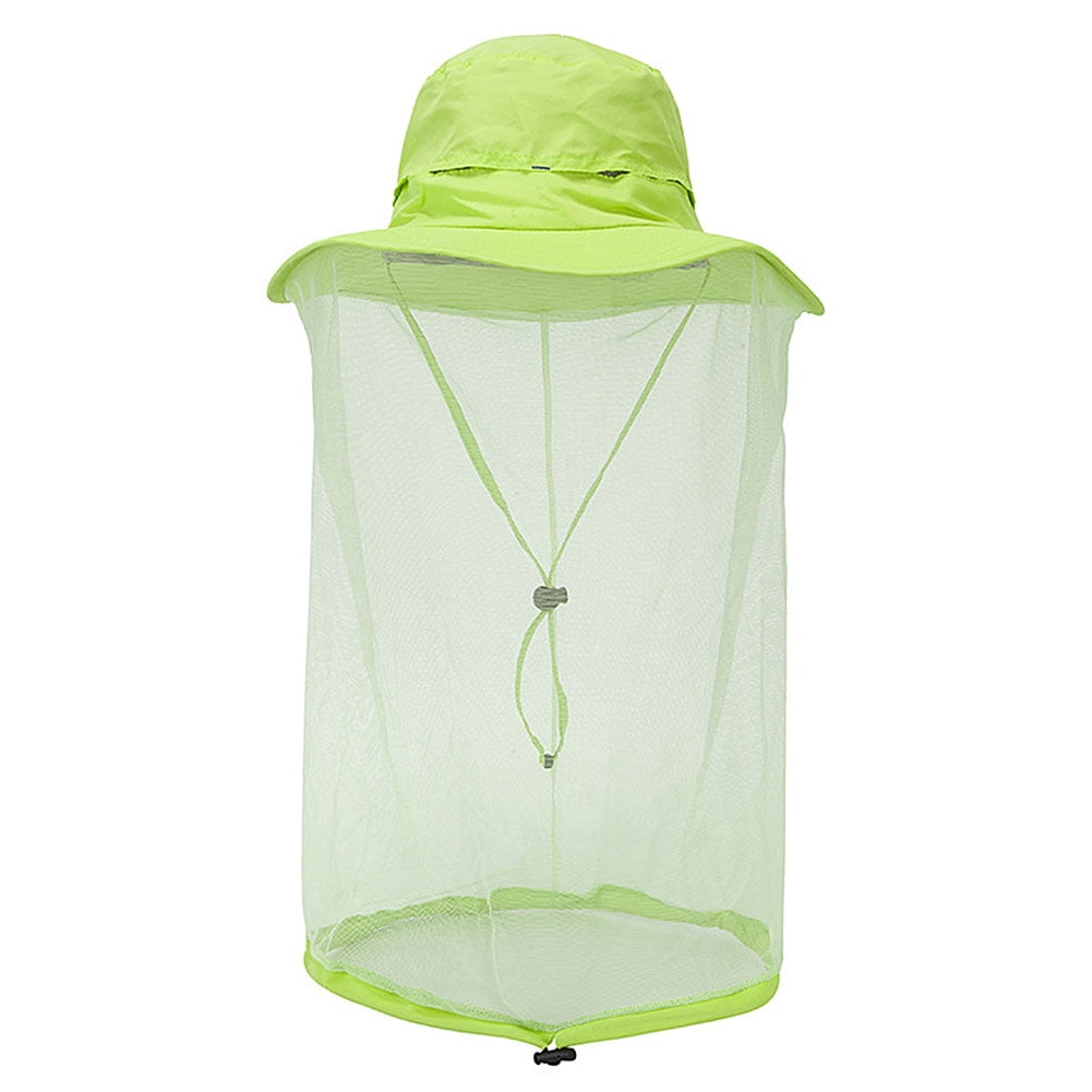 Welling Unisex Mosquito Insect Bee Net Mesh Head Face Protector Fishing ...