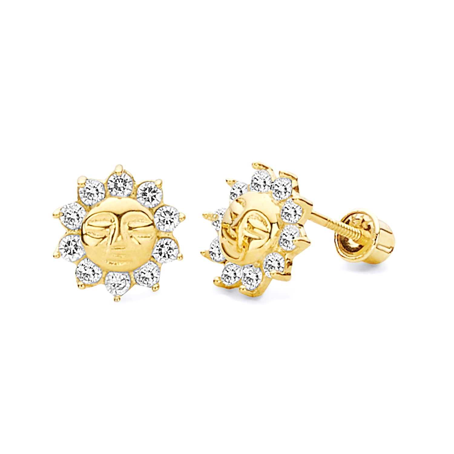 Earring Stud Sun Gold main image 0