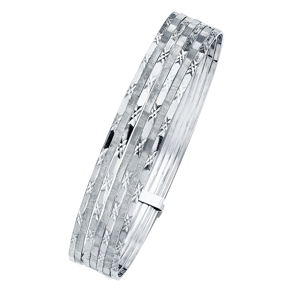 7 day bangle bracelets white gold deals