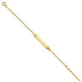 thumbnail image 1 of Wellingsale 14k Tri 3 Color Gold Polished 2.5mm ID Valentino Bracelet with Spring Ring Clasp - 5+1", 1 of 4