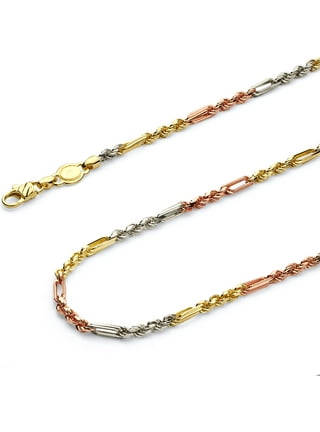 Tri-color Gold Necklaces