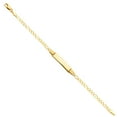 thumbnail image 1 of Wellingsale 14k Yellow Gold Polished 2.5mm ID Figaro Bracelet with Lobster Claw Clasp - 6", 1 of 4