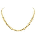 thumbnail image 1 of Wellingsale 14k Yellow Gold Polished 6mm Stampato Necklace - 18", 1 of 5