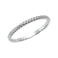 thumbnail image 1 of Wellingsale Ladies Solid 14k White Gold Polished Braided Rope Design Wedding Ring Band - Size 8, 1 of 3