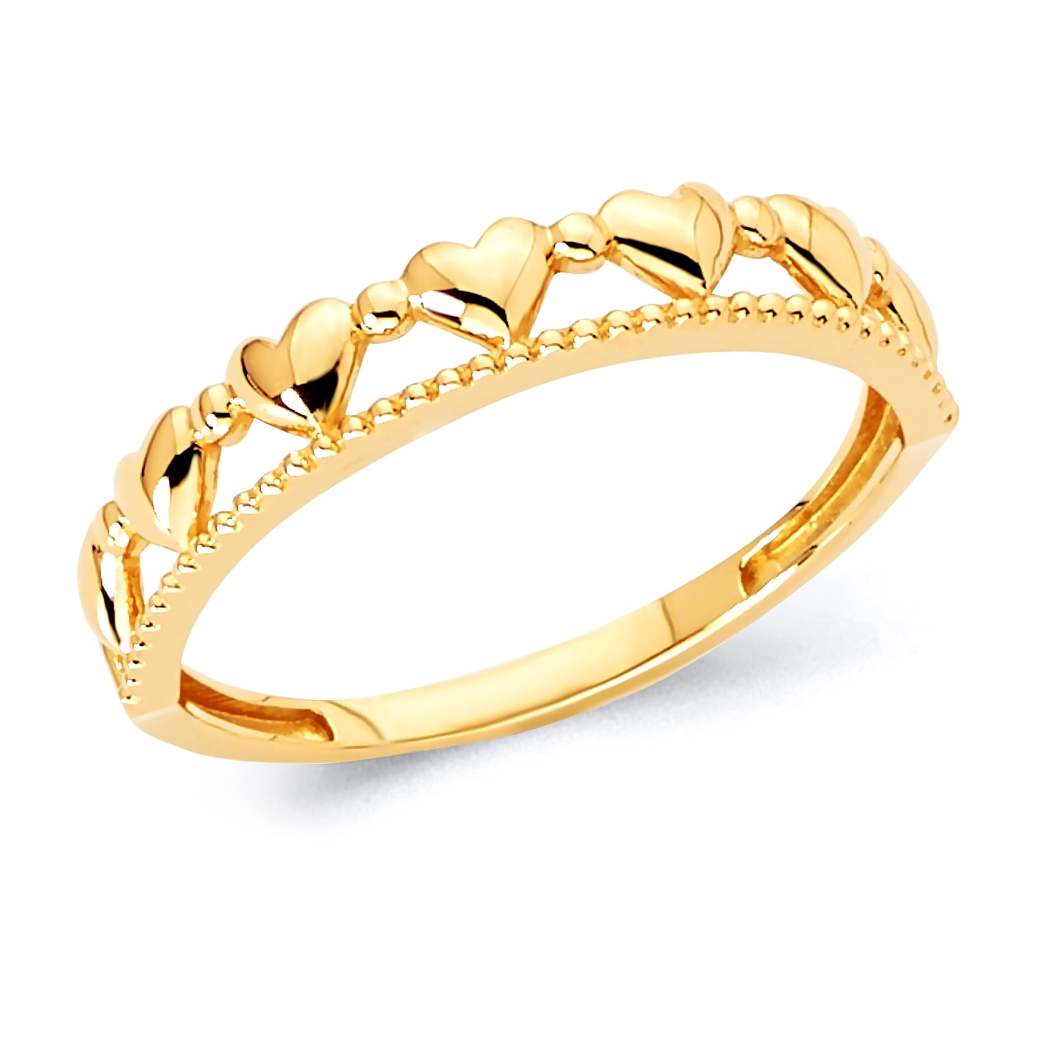 14k Yellow Gold Polished CZ Butterfly Pendant 14K Yellow Gold Polished CZ Ball and Heart Post Earring Set