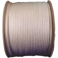 thumbnail image 1 of Wellington 10128 Solid Braided Rope, NO 8, 1/4 in Dia x 500 ft L, Nylon, White per SPOOL, 1 of 1