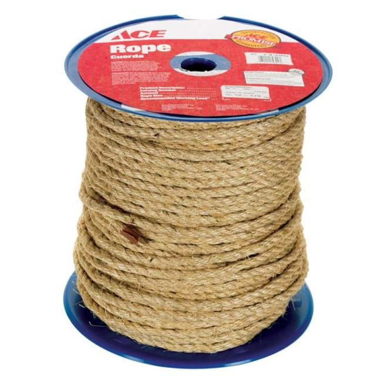 Wellington 3/8 in. D X 50 ft. L Natural Twisted Sisal Rope Wellington 3/8 in. D X 50 ft. L Natural Twisted Sisal Rope