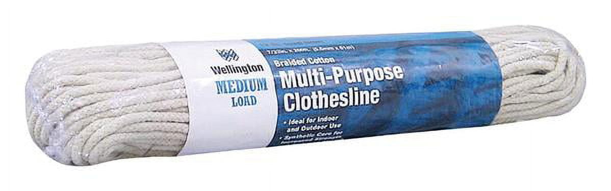 Wellington 7/32 in. D X 200 ft. L Natural Braided Cotton