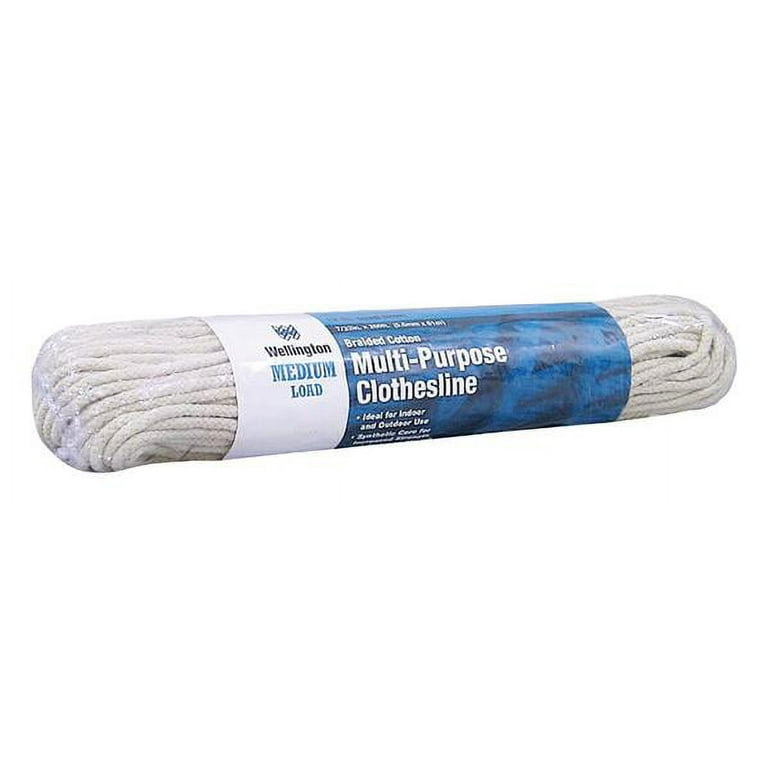 Wellington 7/32 in. D X 200 ft. L Natural Braided Cotton